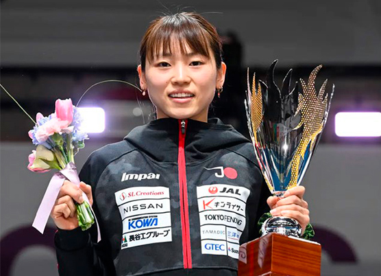 女子フルーレ グランプリ 韓国大会で東晟良選手が銀メダル獲得！